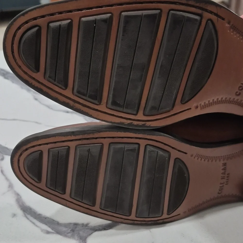 Cole Haan Hawthorne Penny Loafers, Size 9 Brittish Tan Brown - Picture 8 of 12